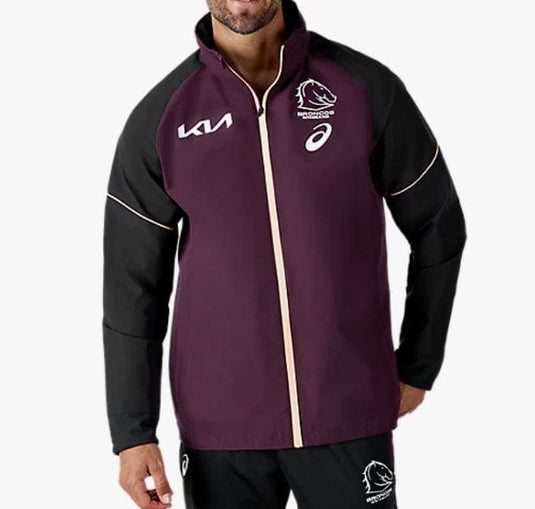 NRL Mens Broncos Brisbane Team Tech Jacket