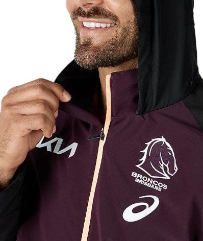 Load image into Gallery viewer, NRL Mens Broncos Brisbane Team Tech Jacket
