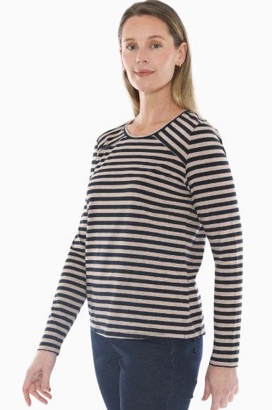 Load image into Gallery viewer, Jump Womens Stripe Crew
