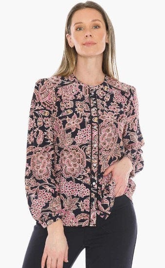 Load image into Gallery viewer, Jump Womens Romantic Flora Top In Multi
