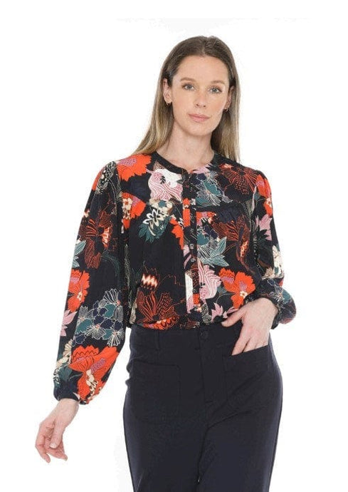 Jump Womens Deco Floral Top