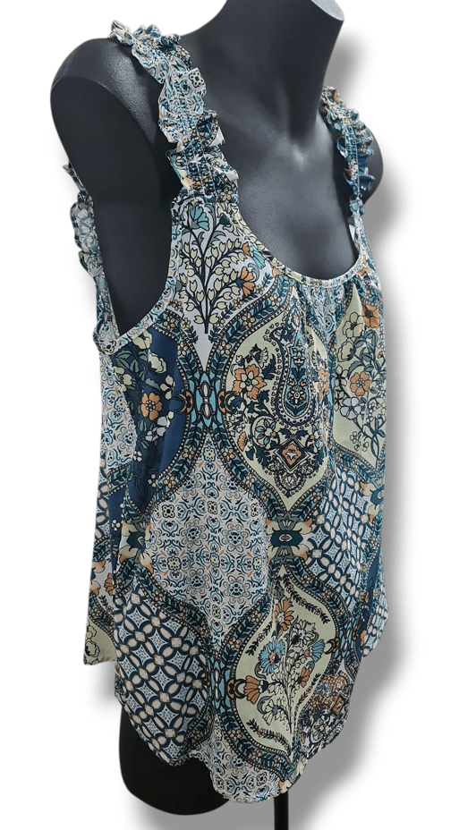 Load image into Gallery viewer, Yarra Trail Womens Entwined Paisley Sleeveless Tops
