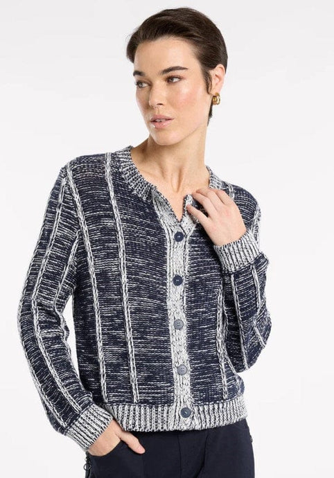 Marco Polo Womens Reversable Twist Cardigan