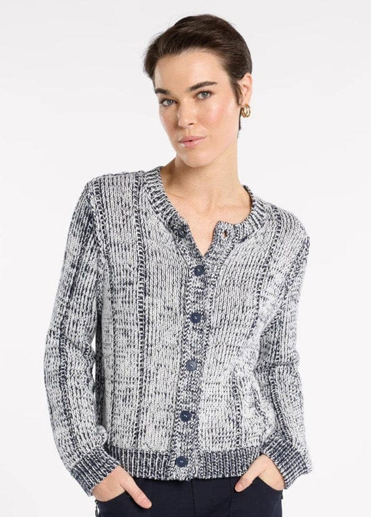 Marco Polo Womens Reversable Twist Cardigan