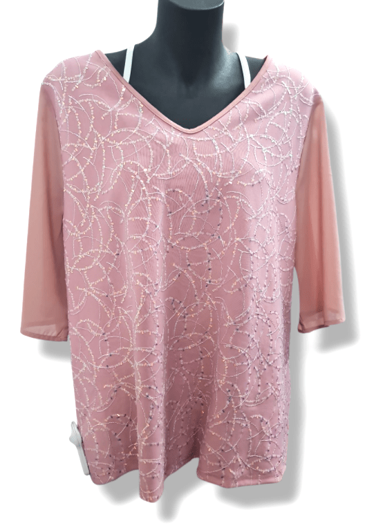 Load image into Gallery viewer, Holmes &amp; Fallon Womens Sequined Front Blouse Tops
