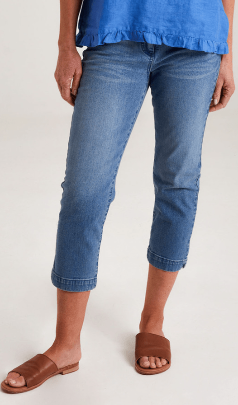 Load image into Gallery viewer, Gordon Smith Womens GS Miracle 7/8 Washed Denim Jean
