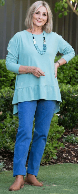 Equinox Womens Stretch Cotton Solid Denim 5-Pocket Jean