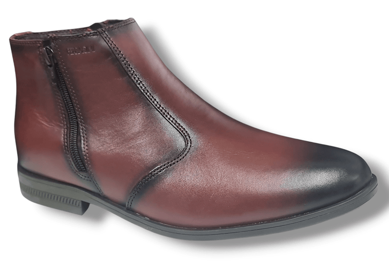 Load image into Gallery viewer, Ferracini Mens March Dublin Bordo Leather Cafe Shoes
