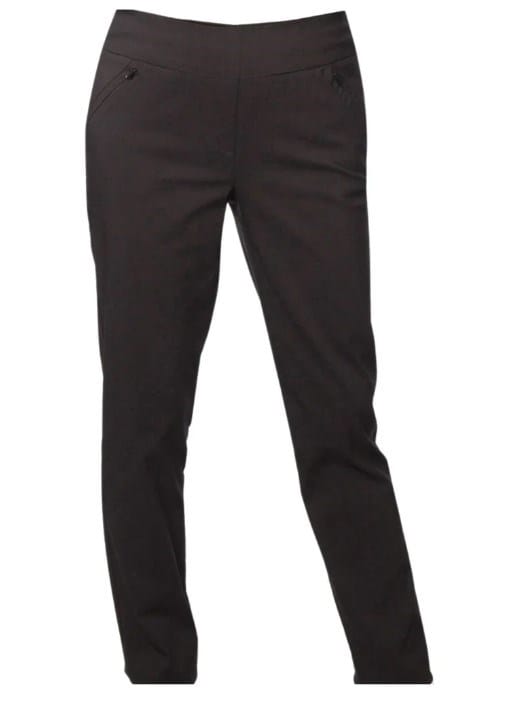 Equinox Womens Slant Zip Pocket Bengaline