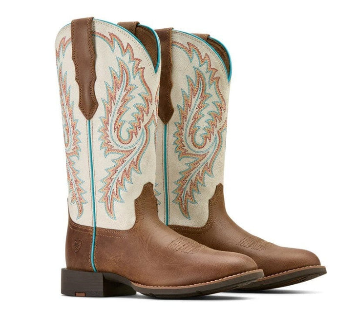 Ariat Womens Round Up W Toe Stretch Fit Western Boot