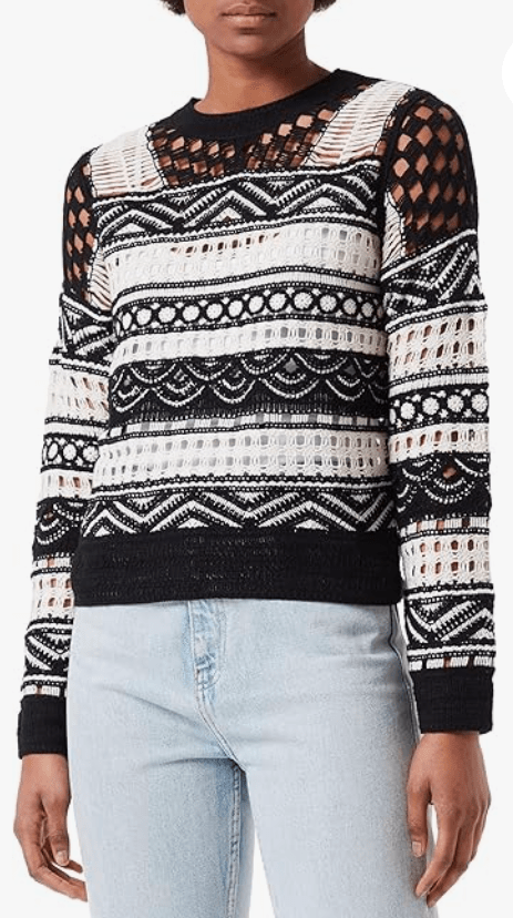Load image into Gallery viewer, Desigual Women&#39;s Semi-transparent  Pullover
