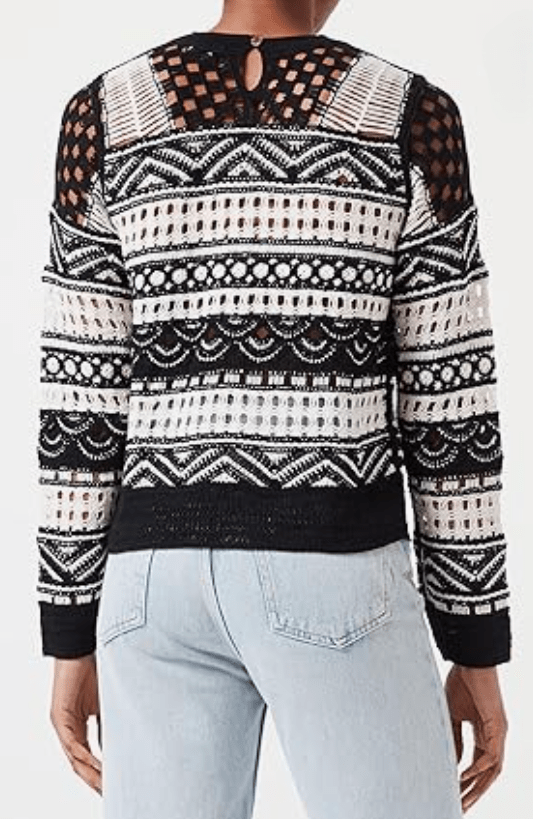 Load image into Gallery viewer, Desigual Women&#39;s Semi-transparent  Pullover
