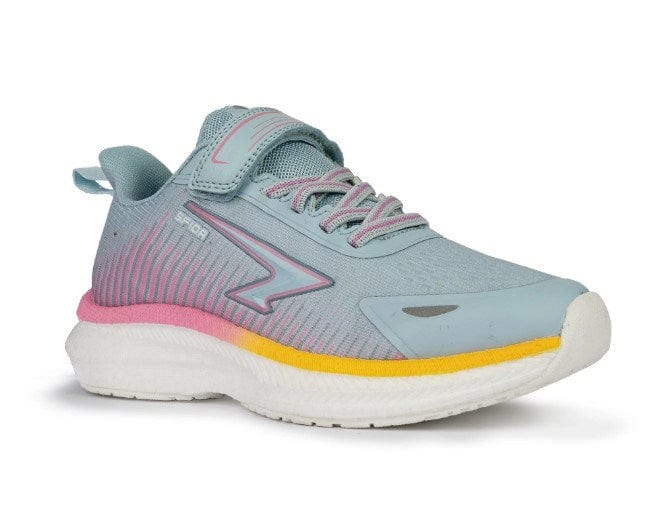Sfida Girls Zephyr Velcro Runners - Sky/Pink/Orange