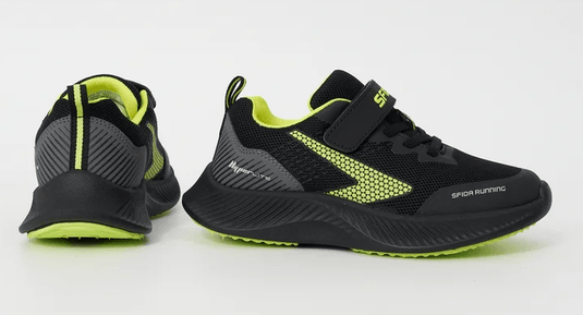 Sfida Kids Kaleido Velcro Runners - Lime