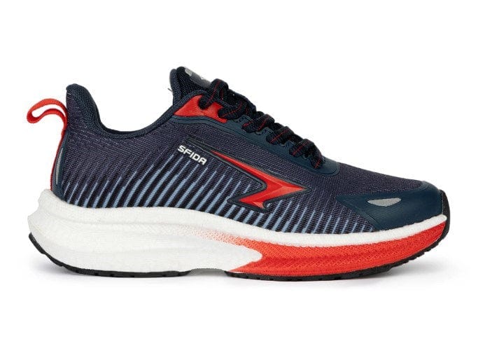 Load image into Gallery viewer, Sfida Boys Zephyr 2.0 Lace Runners - Navy/Red
