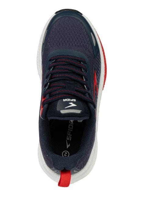 Load image into Gallery viewer, Sfida Boys Zephyr 2.0 Lace Runners - Navy/Red
