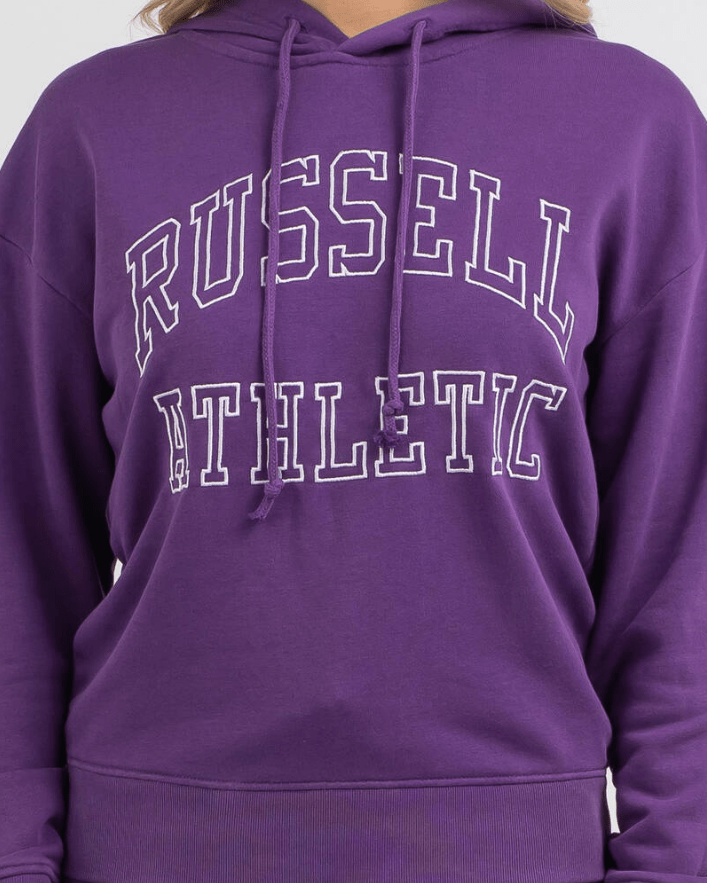 Load image into Gallery viewer, Russell Athletic Womens Washback Drop Shoulder Hoodie
