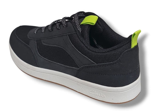 Clarks Kids Dante E+ Sneakers in Black Shoes