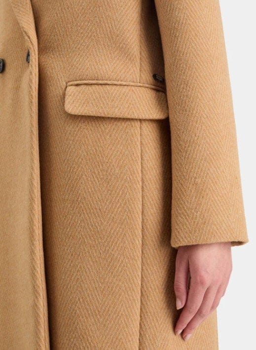 Load image into Gallery viewer, Scotch &amp; Soda Womens Herringbone Tailored Coat
