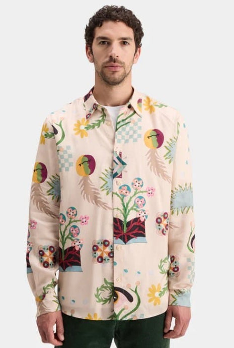 Scotch & Soda Mens Printed Shirt
