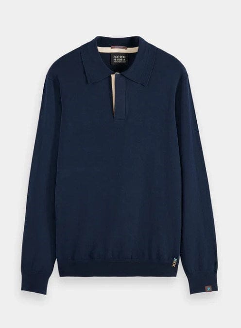 Load image into Gallery viewer, Scotch &amp; Soda Mens Long Sleeved Knit Polo
