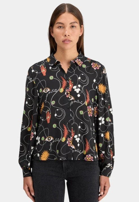 Scotch & Soda Womens Viscose Printed Shirt