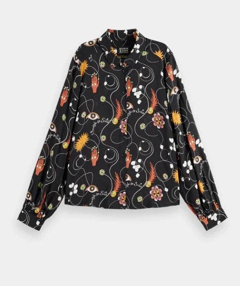 Load image into Gallery viewer, Scotch &amp; Soda Womens Viscose Printed Shirt
