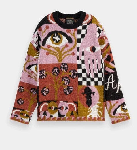 Load image into Gallery viewer, Scotch &amp; Soda Womens Graphic Oversized Pullover
