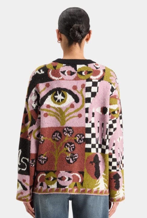 Load image into Gallery viewer, Scotch &amp; Soda Womens Graphic Oversized Pullover

