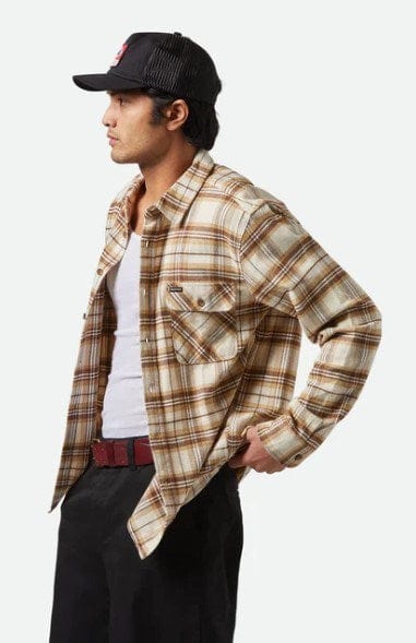 Load image into Gallery viewer, Brixton Mens Bowery Long Sleeve Flannel
