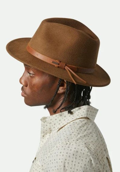 Load image into Gallery viewer, Brixton Messer Traditional Fedora
