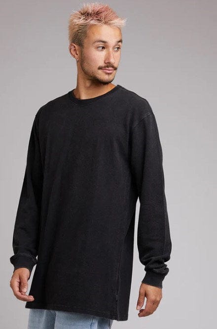 Silent Theory Mens Pique Long Sleeve Tee