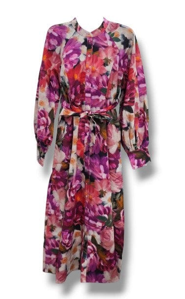 Kachel Womens Floral Jewel Dress