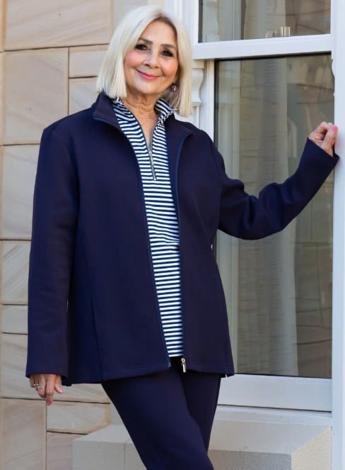 Equinox Womens Casual Leisurewear Cotton Jersey Jacket