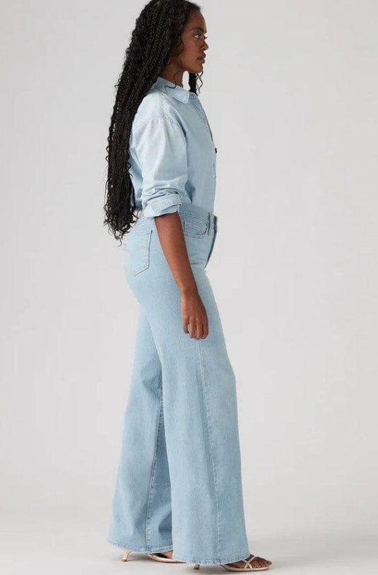 Levis Womens 318 Shaping Wide Leg Jeans