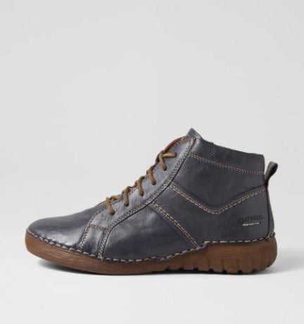 Josef Seibel Womens Felicia Kombi Leather Lace Up Boots
