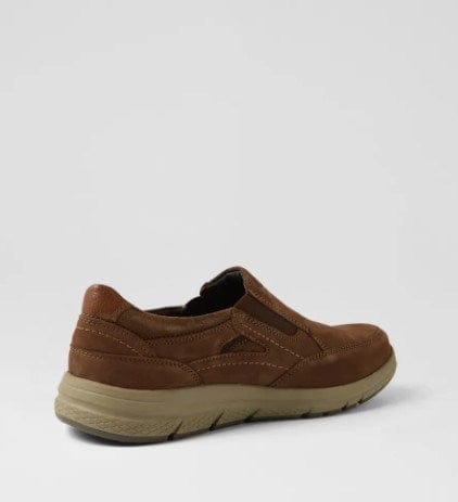 Load image into Gallery viewer, Josef Seibel Mens 09 Brandy Nubuck Flat Shoes
