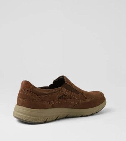 Load image into Gallery viewer, Josef Seibel Mens 09 Brandy Nubuck Flat Shoes
