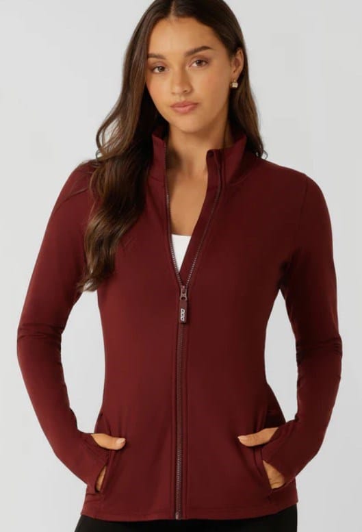 Lorna Jane Womens Amy Thermal Active Zip Through Jacket