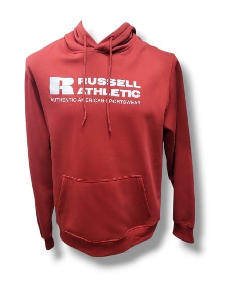 Russell Athletic Mens Bar Logo Hoodie