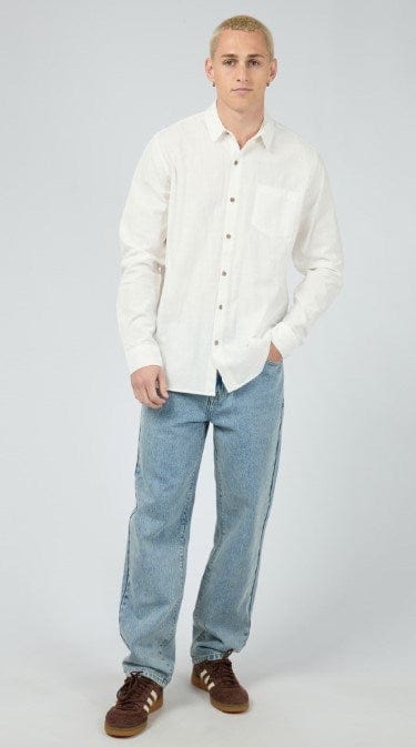 Silent Theory Mens Texturel Long Sleeve Shirt