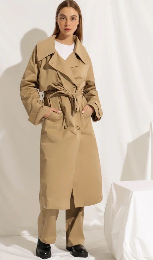 Load image into Gallery viewer, Nude Lucy Womens Winston Trench Coat
