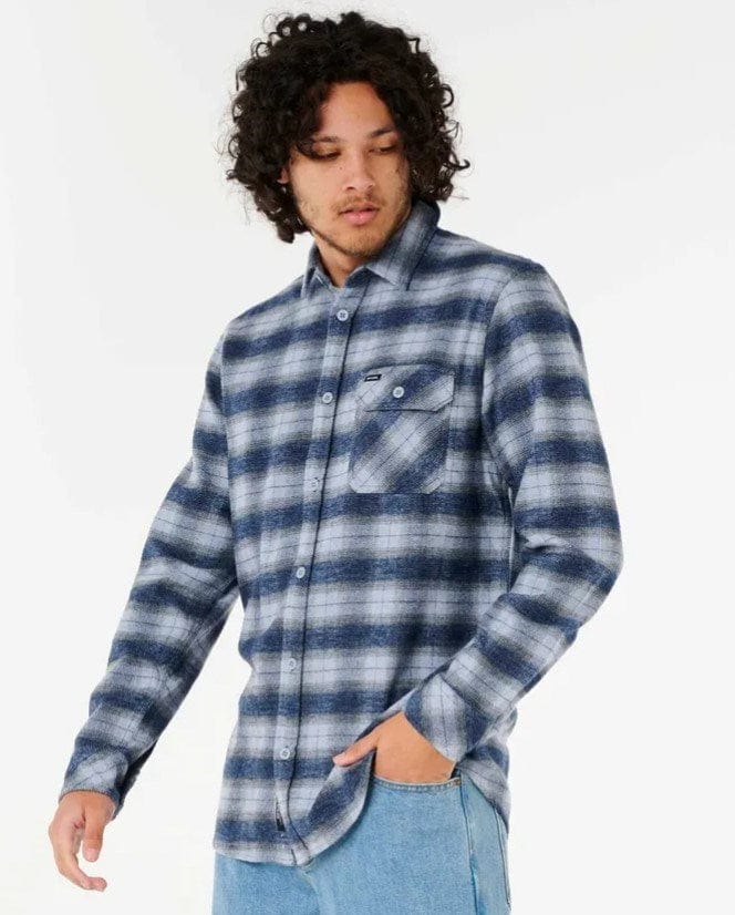Load image into Gallery viewer, Rip Curl Mens Grinners Flannel Shirt
