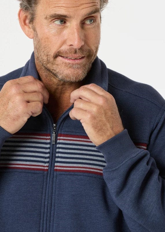 Load image into Gallery viewer, Breakaway Mens Torbin Snowy Mt Fleece Jacket
