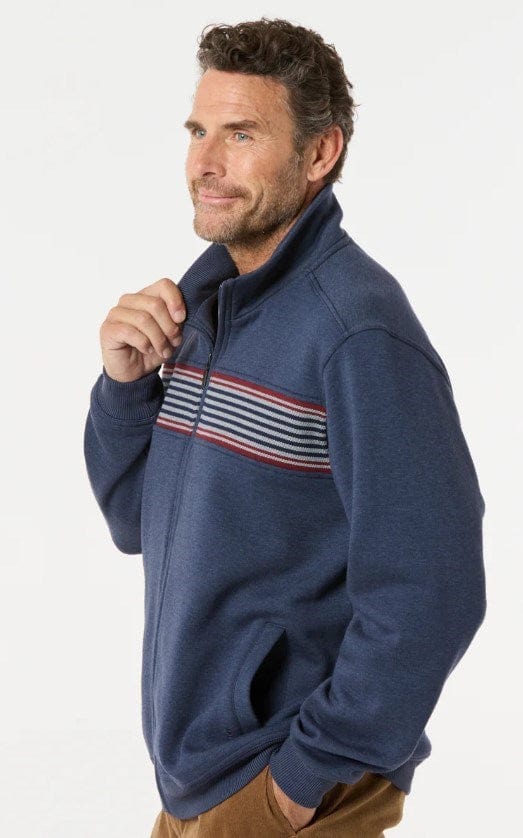 Load image into Gallery viewer, Breakaway Mens Torbin Snowy Mt Fleece Jacket
