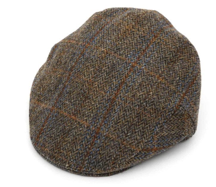 Load image into Gallery viewer, Christys London Harris Tweed Mens Balmoral Flat Cap

