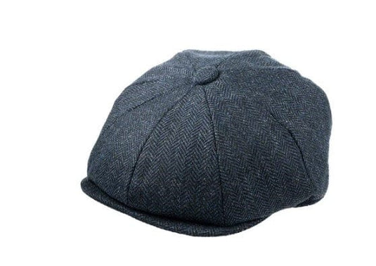 Christys London Mens 8 Piece Baker Boy Tweed Cap
