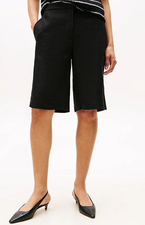 Load image into Gallery viewer, Tommy Hilfiger Womens Linen Blend Slim Tailored Shorts
