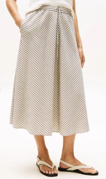Load image into Gallery viewer, Tommy Hilfiger Womens Crinkle Midi Skirt
