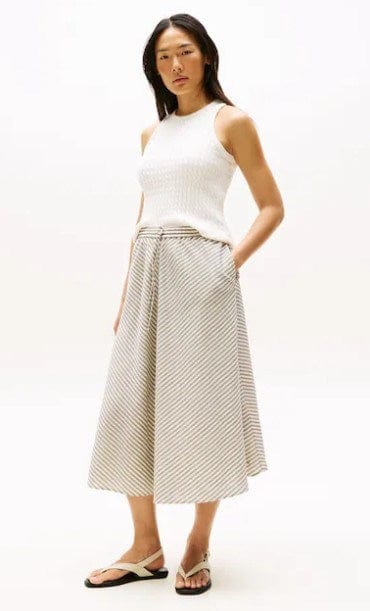 Load image into Gallery viewer, Tommy Hilfiger Womens Crinkle Midi Skirt

